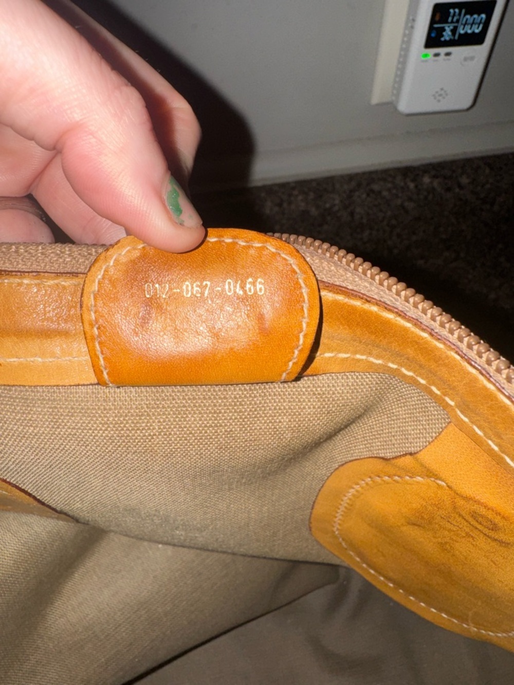 VTG Gucci Brown Monogram Travel Tote with Tan Leather Trim - Picture 14 of 16